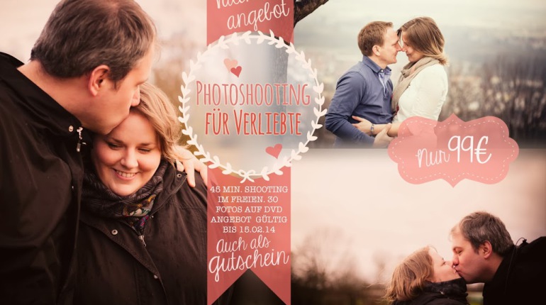 Valentinsangebot: Photoshootings für Verliebte!