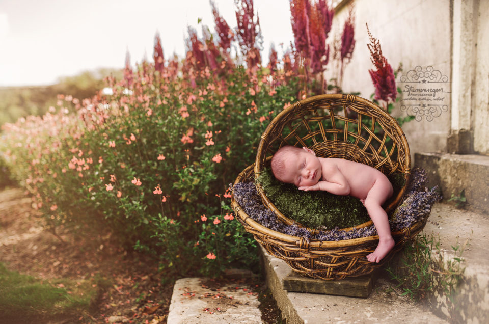 Neugeborenenfotografie- In traumhaften Kulissen