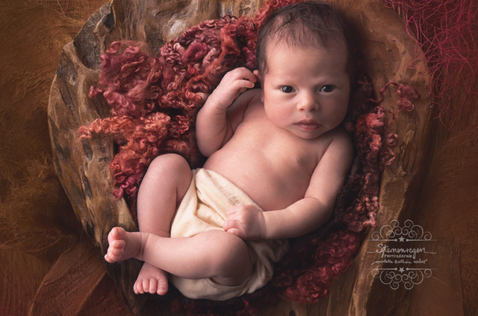 Herzige Babyfotos- Neugeborenenfotografie