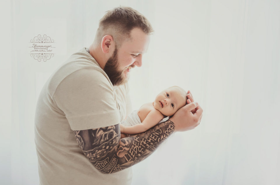 Neugeborenenfotografie- Mein erstes Fotoshooting mit Papa