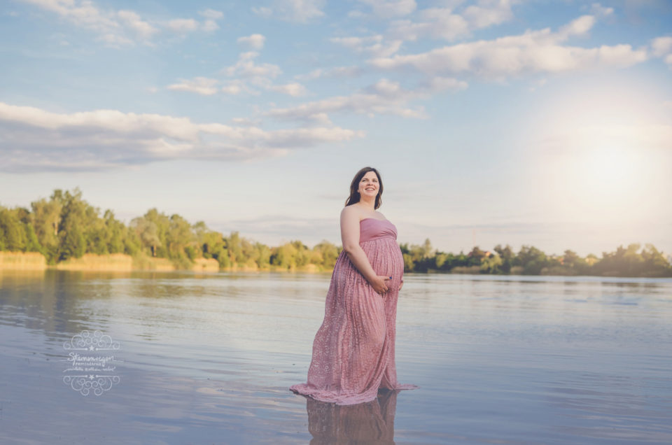 Schwangerschaftsfotografie mit Seeblick