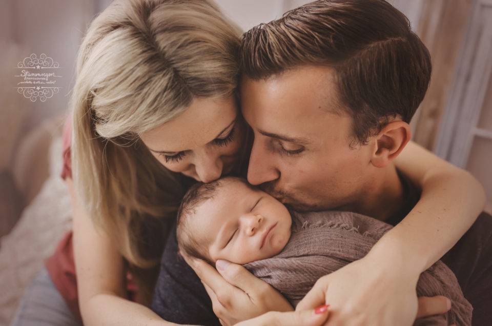 Newborn Shooting- Wohlfühlen beim ersten Termin als frischgebackene Familie